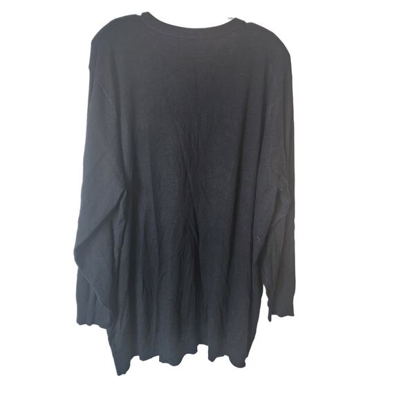 BloomChic Black Buttondown Sweater, 22/24, 3X, NWT - Picture 6 of 6